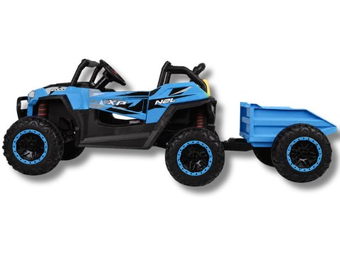 JOKOMISIADA Auto na akumulator dla dziecka dwuosobowy BUGGY 4x4 przyczepa PA0342