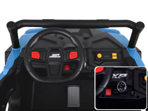 JOKOMISIADA Auto na akumulator dla dziecka dwuosobowy BUGGY 4x4 przyczepa PA0342