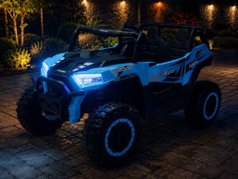 JOKOMISIADA Auto na akumulator dla dziecka dwuosobowy BUGGY 4x4 przyczepa PA0342