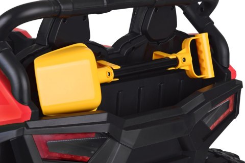 JOKOMISIADA Auto na akumulator dla dziecka dwuosobowy BUGGY 4x4 przyczepa PA0342