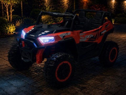 JOKOMISIADA Auto na akumulator dla dziecka dwuosobowy BUGGY 4x4 przyczepa PA0342