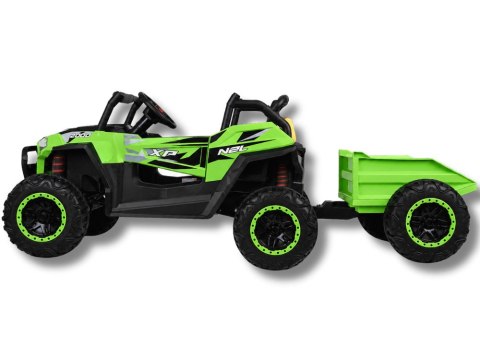 JOKOMISIADA Auto na akumulator dla dziecka dwuosobowy BUGGY 4x4 przyczepa PA0342