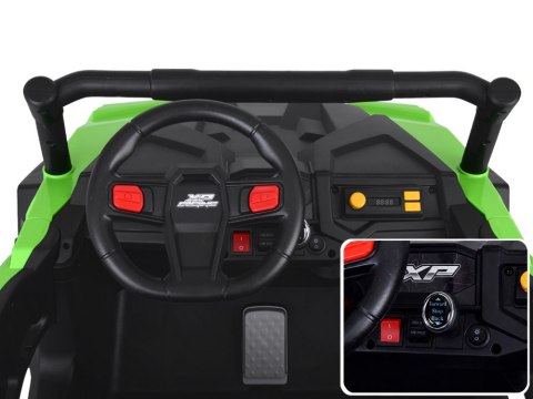 JOKOMISIADA Auto na akumulator dla dziecka dwuosobowy BUGGY 4x4 przyczepa PA0342