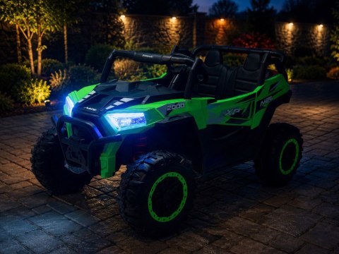 JOKOMISIADA Auto na akumulator dla dziecka dwuosobowy BUGGY 4x4 przyczepa PA0342