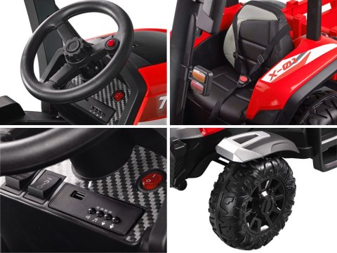 JOKOMISIADA Duży Traktor z przyczepą 4x4+ pilot światło PA0266