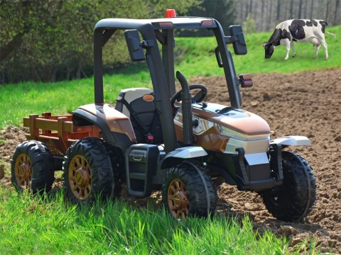JOKOMISIADA Duży Traktor z przyczepą 4x4+ pilot światło PA0266