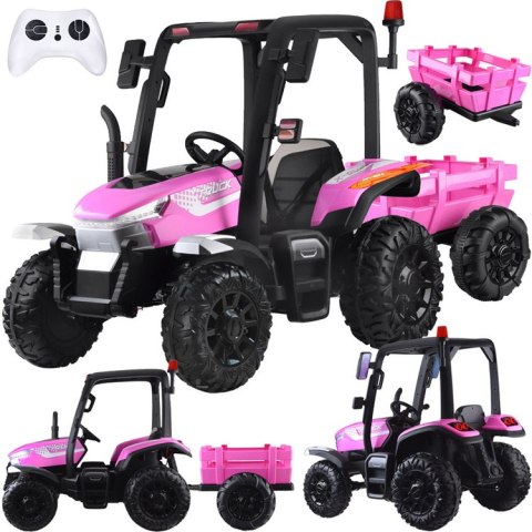 JOKOMISIADA Duży Traktor z przyczepą 4x4+ pilot światło PA0266