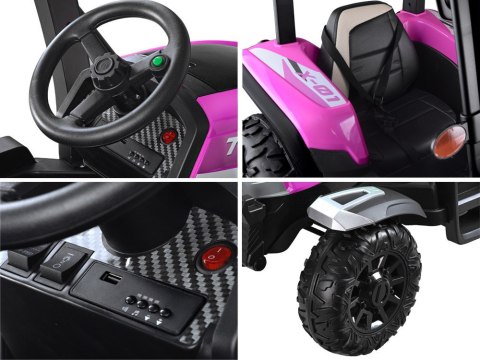 JOKOMISIADA Duży Traktor z przyczepą 4x4+ pilot światło PA0266