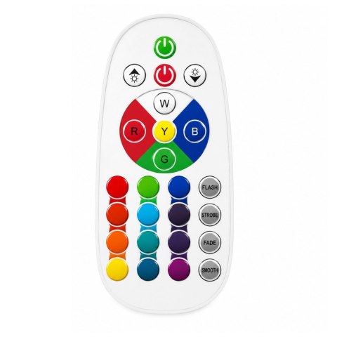 LEAN Lampka Nocna Ozdobna LED RGB Akwarium Z Rybkami 16 Kolorów USB Biała