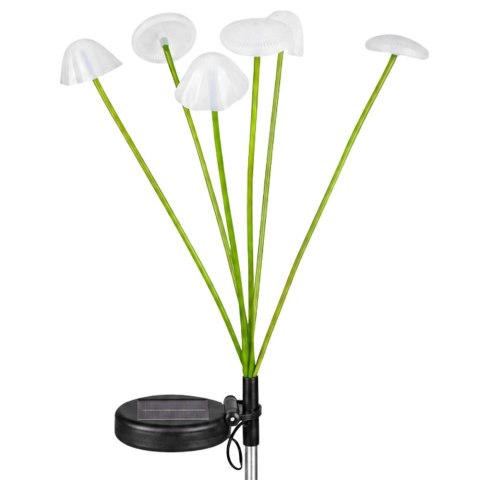 LEAN Lampka Solarna Ogrodowa Dekoracyjna Grzybki Ciepłe Światło LED 70cm
