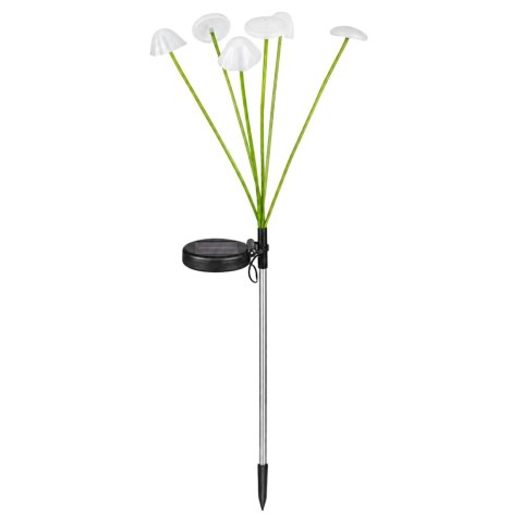 LEAN Lampka Solarna Ogrodowa Dekoracyjna Grzybki Ciepłe Światło LED 70cm