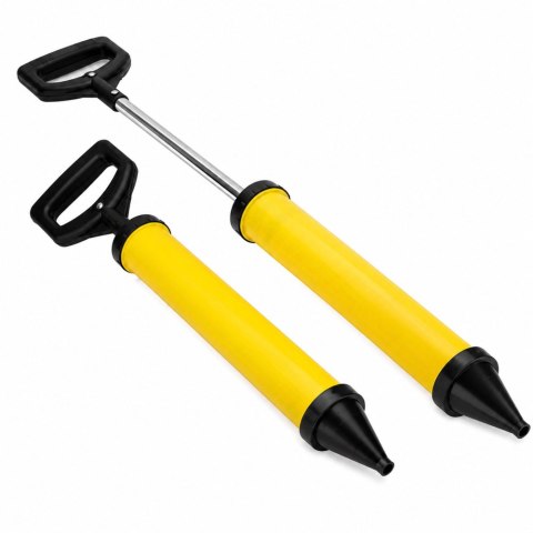 LEAN Pompka Do Fugowania Wyciskacz Budowlany Mas Betonu Silikonu 4 Końcówek 60cm