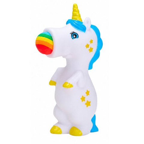 LEAN TOYS Gumowy Strzelający Piłkami Jednorożec Wyrzutnia Dla Dzieci 5 szt. Piłek