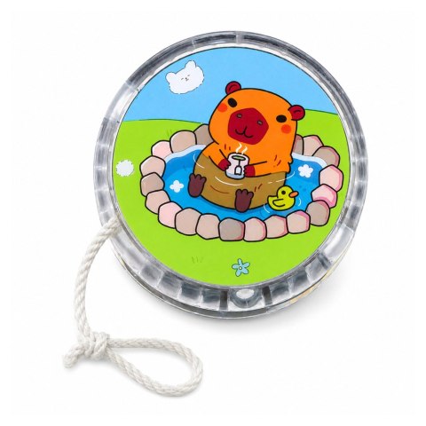LEAN TOYS Jojo Kapibara Zabawka Zręcznościowa Świecące Kolorowe Yo-Yo 5,5 cm
