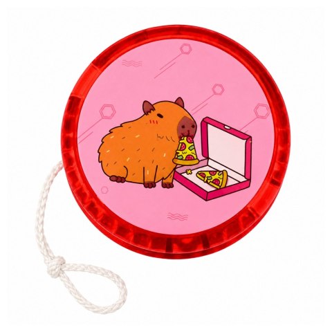 LEAN TOYS Jojo Kapibara Zabawka Zręcznościowa Świecące Kolorowe Yo-Yo 5,5 cm