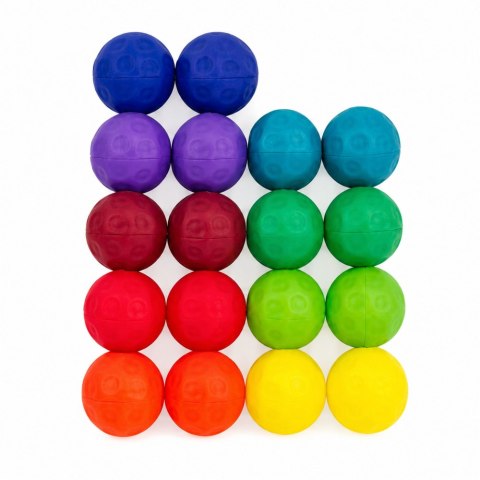 LEAN TOYS Kulki Antystresowe Magnetyczne Gra Logiczna Zręcznościowa Kolorowe