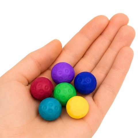 LEAN TOYS Kulki Antystresowe Magnetyczne Gra Logiczna Zręcznościowa Kolorowe