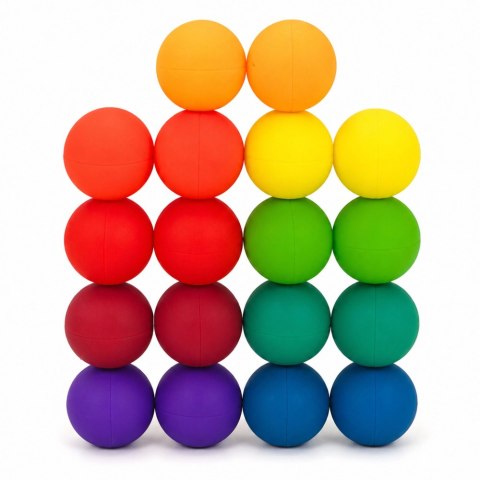 LEAN TOYS Kulki Magnetyczne Antystresowe Gra Logiczna Zręcznościowa Kolorowe