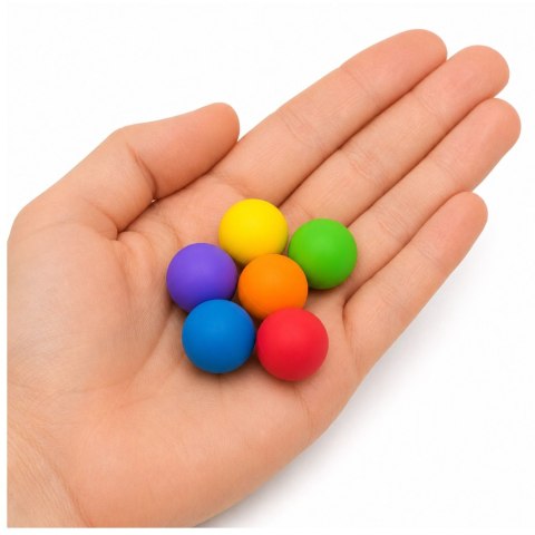LEAN TOYS Kulki Magnetyczne Antystresowe Gra Logiczna Zręcznościowa Kolorowe