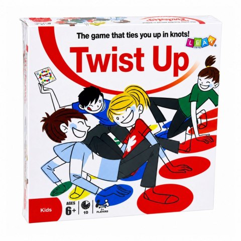 LEAN Toys Gra Zręcznościowa Twist Mata Ruchowa Rodzinna Towarzyska Tarcza Losująca