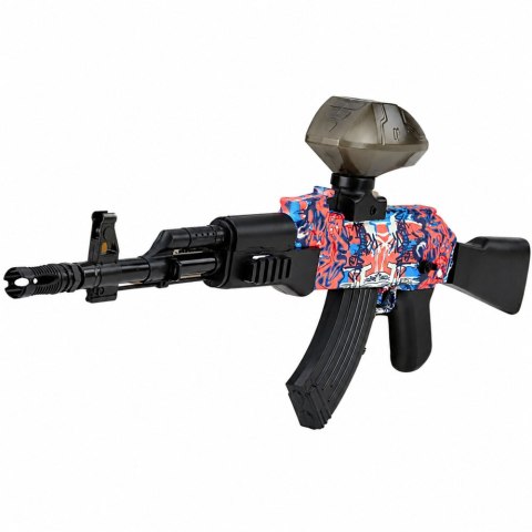 LEAN Toys Karabin AK47 Pistolet Na Kulki Wodne Żelowe Automatyczny Elektryczny 70 cm