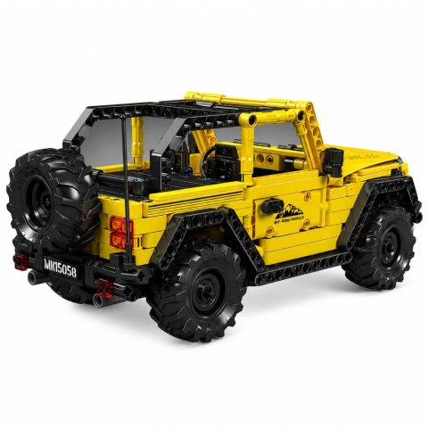 LEAN Toys Klocki Konstrukcyjne Auto Samochód Terenowy Wrangler Żółty 746 el.