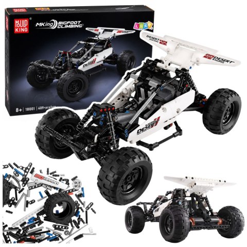 LEAN Toys Klocki Konstrukcyjne Auto Terenowe Zdalnie Sterowane RC 4x4 Off Road 409 el.