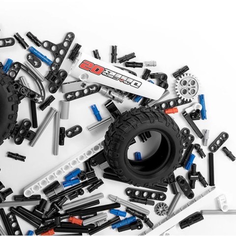 LEAN Toys Klocki Konstrukcyjne Auto Terenowe Zdalnie Sterowane RC 4x4 Off Road 409 el.