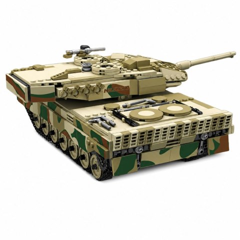 LEAN Toys Klocki Konstrukcyjne Czołg Wojskowy Leopard Zdalnie Sterowany RC 1100 el.