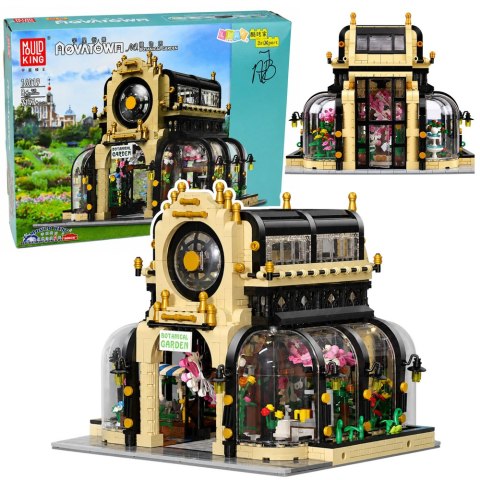 LEAN Toys Klocki Konstrukcyjne Ogród Botaniczny Oranżeria Światło LED 2147 el.