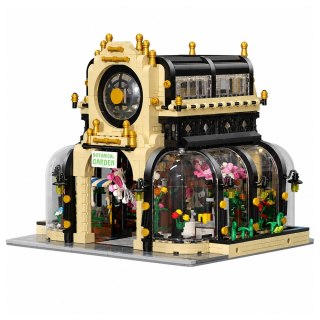 LEAN Toys Klocki Konstrukcyjne Ogród Botaniczny Oranżeria Światło LED 2147 el.