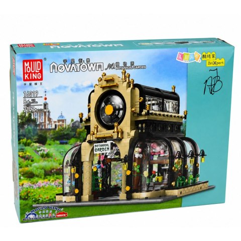 LEAN Toys Klocki Konstrukcyjne Ogród Botaniczny Oranżeria Światło LED 2147 el.