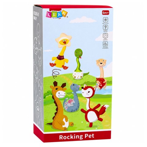 LEAN Toys Pluszowy Tańczący Wąż Maskotka Interaktywna Muzyczna Dźwięki Zielony