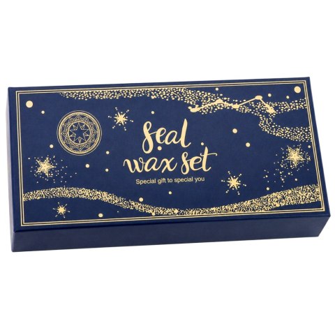 LEAN Toys Zestaw Do Pieczęci Woskowych Stempel Wosk Lakowy Do Ozdabiania