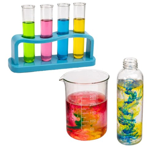 LEAN Toys Zestaw Edukacyjny Doświadczalny Mały Chemik 14w1 Eksperymenty Wulkan