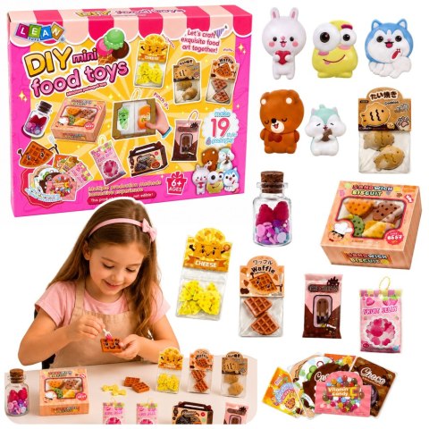 LEAN Toys Zestaw Kreatywny DIY Tworzenie Dekorowanie Squishy Mini Słodycze Przekąski