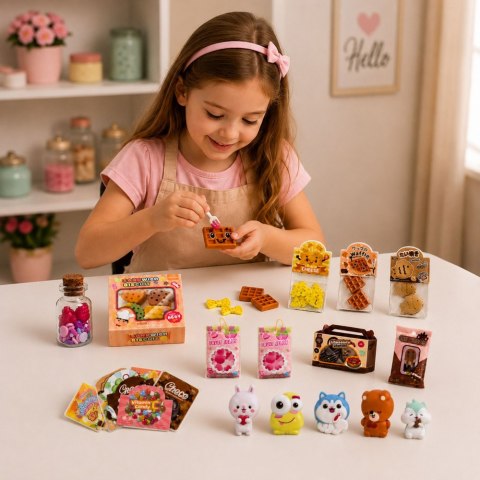 LEAN Toys Zestaw Kreatywny DIY Tworzenie Dekorowanie Squishy Mini Słodycze Przekąski
