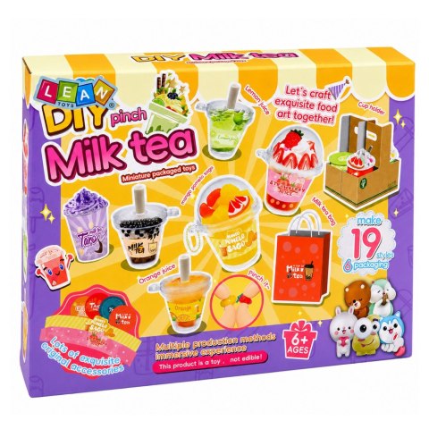 LEAN Toys Zestaw Kreatywny DIY Tworzenie Dekorowanie Squishy Napoje Mleczne