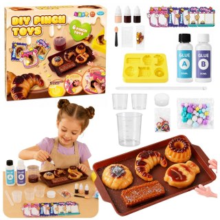LEAN Toys Zestaw Kreatywny Do Robienia Gniotków Słodkości Ciastek DIY Squishy