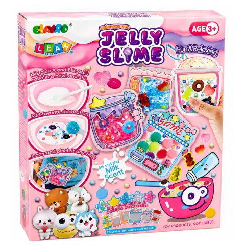 LEAN Toys Zestaw Kreatywny Do Tworzenia Ozdobnego Jelly Slime DIY Glutek Akcesoria