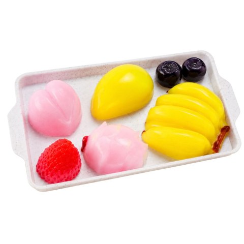 LEAN Toys Zestaw Kreatywny Plastyczny Tworzenie Ozdobne Squishy Owoce DIY