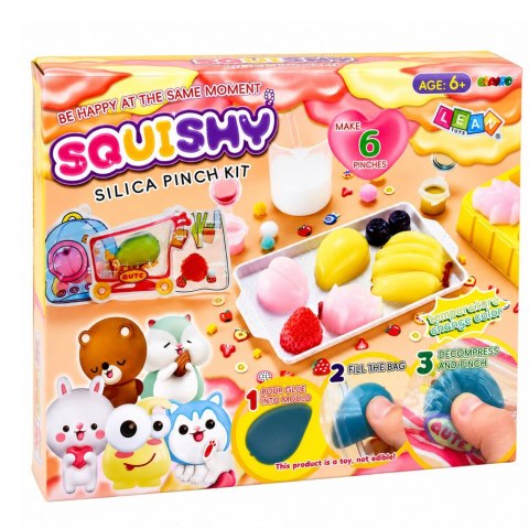 LEAN Toys Zestaw Kreatywny Plastyczny Tworzenie Ozdobne Squishy Owoce DIY
