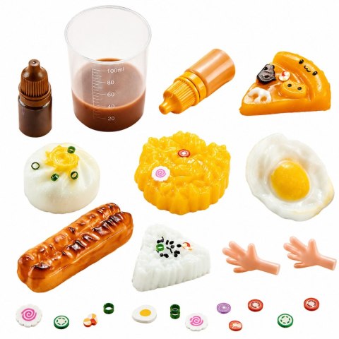 LEAN Toys Zestaw Kreatywny Plastyczny Tworzenie Squish Ozdobne Jedzenie Śniadanie DIY