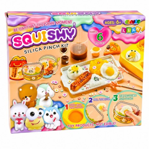 LEAN Toys Zestaw Kreatywny Plastyczny Tworzenie Squish Ozdobne Jedzenie Śniadanie DIY