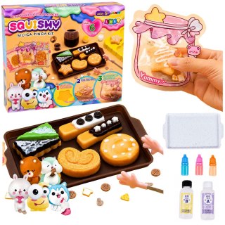 LEAN Toys Zestaw Kreatywny Plastyczny Tworzenie Squishy Ozdobne Ciastka DIY