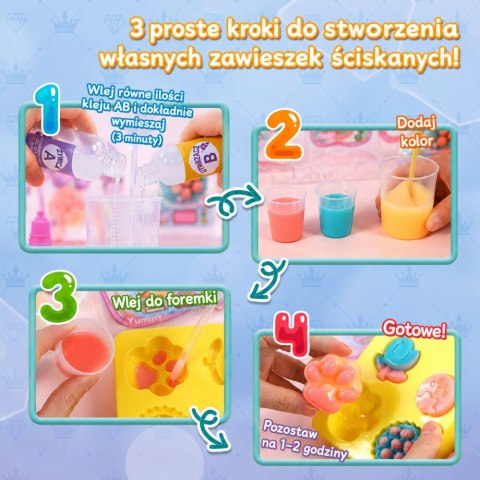 LEAN Toys Zestaw Kreatywny Plastyczny Tworzenie Squishy Ozdobne Króliczek Deserki DIY