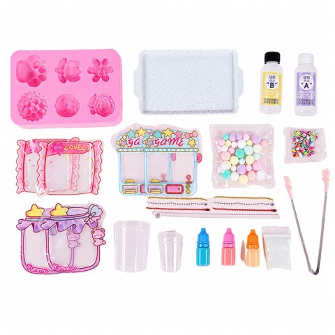 LEAN Toys Zestaw Kreatywny Plastyczny Tworzenie Squishy Ozdobne Króliczek Deserki DIY