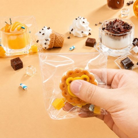LEAN Toys Zestaw Kreatywny Plastyczny Tworzenie Squishy Ozdobne Słodycze Napoje DIY
