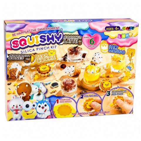 LEAN Toys Zestaw Kreatywny Plastyczny Tworzenie Squishy Ozdobne Słodycze Napoje DIY