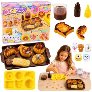 LEAN Toys Zestaw Kreatywny Plastyczny Tworzenie Squishy Ozdobne Wypieki Ciastka DIY